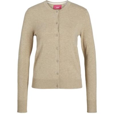 12255369-4569892 JACK & JONES Jxophelia Comfy Knit kardigan damski, Feather Gray/Szczegóły: /Vanilla Ice, L 12255369-4569892 JACK & JONES Jxophelia Comfy Knit kardigan damski, Feather Gray/Szczegóły: /Vanilla Ice, L