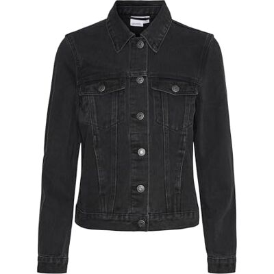 10279789 VERO MODA VMZORICA kurtka dżinsowa damska, czarny denim, XS 10279789 VERO MODA VMZORICA kurtka dżinsowa damska, czarny denim, XS