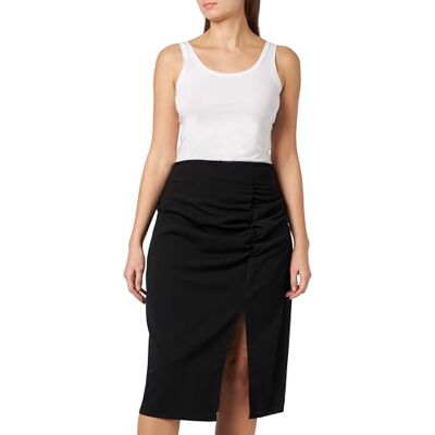 11027291-NA01 NAEMI Damska spódnica midi , czarna, L, czarny, L 11027291-NA01 NAEMI Damska spódnica midi , czarna, L, czarny, L