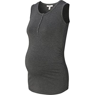 2874611 ESPRIT Maternity Damska koszulka bez rękawów, Charcoal Grey 019, XXL 2874611 ESPRIT Maternity Damska koszulka bez rękawów, Charcoal Grey 019, XXL
