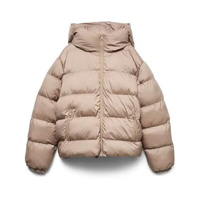 10324383-4887002 VERO MODA Vmdina damska krótka kurtka puffer Noos, Greige, M, Greige, M 10324383-4887002 VERO MODA Vmdina damska krótka kurtka puffer Noos, Greige, M, Greige, M