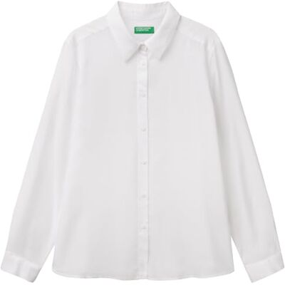 5WPWDQ0B0 United Colors of Benetton Koszula, Kolor biały, XL 5WPWDQ0B0 United Colors of Benetton Koszula, Kolor biały, XL