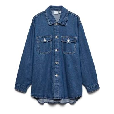 10343936-4961726 Vmkirsa Ls Oversize Denim Shirt Mix 10343936-4961726 Vmkirsa Ls Oversize Denim Shirt Mix
