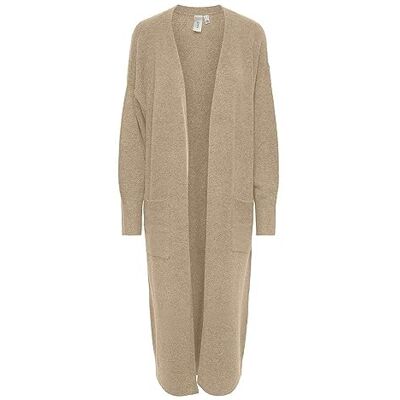 26030702 YAS BALIS LS Long Knit Cardigan S. NOOS, Nomad, L 26030702 YAS BALIS LS Long Knit Cardigan S. NOOS, Nomad, L