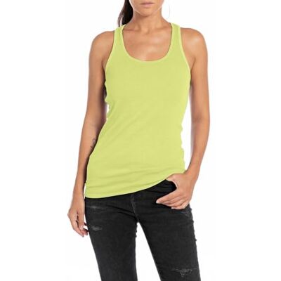 W3989M.000.22839G Replay Damski podkoszulek Rib Tank Top, 734 Acid Yellow, XS W3989M.000.22839G Replay Damski podkoszulek Rib Tank Top, 734 Acid Yellow, XS