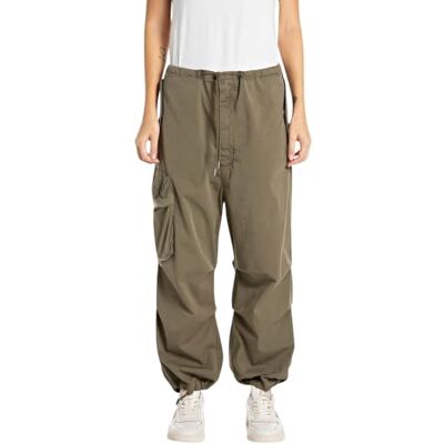 W8130 .000.85057G Replay Damskie spodnie cargo Wide Leg, 238 Army Green, XXS W8130 .000.85057G Replay Damskie spodnie cargo Wide Leg, 238 Army Green, XXS