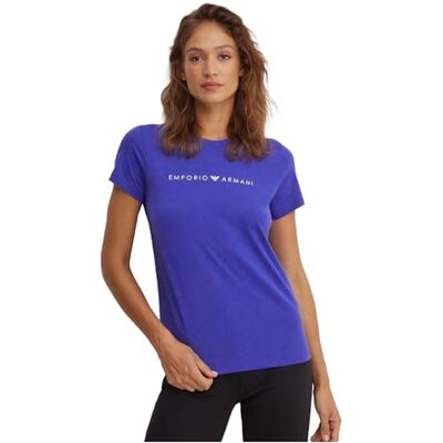 1647204F22707191 Emporio Armani Iconic Logoband Crew Neck Koszulka, Fioletowy niebieski, S 1647204F22707191 Emporio Armani Iconic Logoband Crew Neck Koszulka, Fioletowy niebieski, S