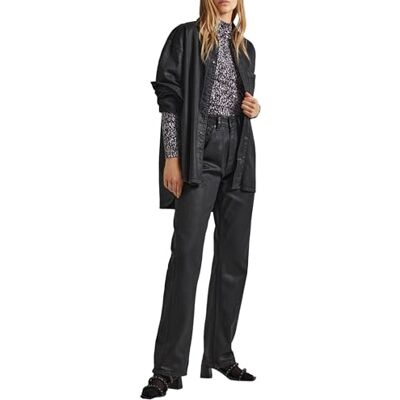 PL204602 Pepe Jeans Damskie proste dżinsy Uhw powlekane, Niebieski (denim), 32W / 32L PL204602 Pepe Jeans Damskie proste dżinsy Uhw powlekane, Niebieski (denim), 32W / 32L