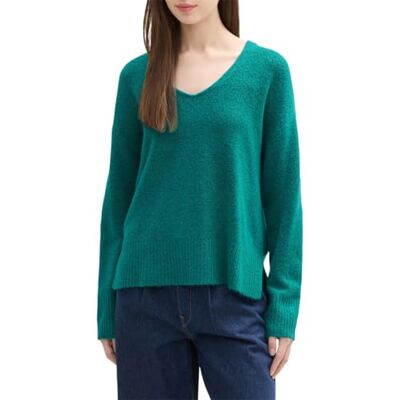 1043316 TOM TAILOR Denim Sweter damski, 36169 Jade Green Melange, L 1043316 TOM TAILOR Denim Sweter damski, 36169 Jade Green Melange, L