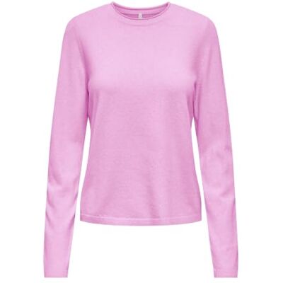 15368961-4983572 Onlloyal Ls Oneck sweter KNT Nca, Super Pink, XS 15368961-4983572 Onlloyal Ls Oneck sweter KNT Nca, Super Pink, XS
