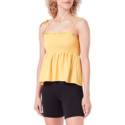 10261944 VERO MODA Damska koszulka Vmjeane Singlet Top JRS Ga, żółty, S 10261944 VERO MODA Damska koszulka Vmjeane Singlet Top JRS Ga, żółty, S