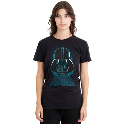 UKWT2-01-SRWS10142 Star Wars Vader Distressed damska koszulka, czarna, XXL, Czarny, XXL UKWT2-01-SRWS10142 Star Wars Vader Distressed damska koszulka, czarna, XXL, Czarny, XXL