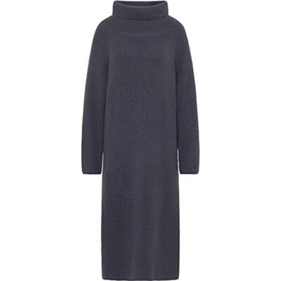 25825300-JA04 JANTJEL Damska dzianinowa sukienka z długim rękawem midi , SZAROWA NIEBIESKA, XL/XXL, Sukienka z długim rękawem midi, XL-XXL 25825300-JA04 JANTJEL Damska dzianinowa sukienka z długim rękawem midi , SZAROWA NIEBIESKA, XL/XXL, Sukienka z długim rękawem midi, XL-XXL