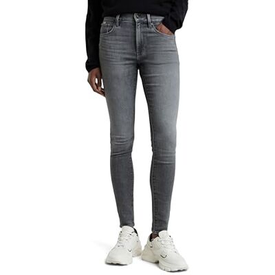 D05175 G-Star RAW 3301 High Skinny Jeans, Szary (Faded Ash Grey -d535-g731), 24W / 28L D05175 G-Star RAW 3301 High Skinny Jeans, Szary (Faded Ash Grey -d535-g731), 24W / 28L