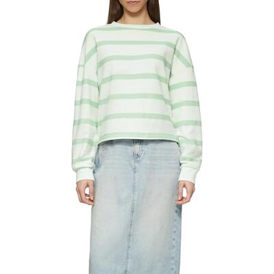 2159490.65G0.S QS Bluza z paskami i na ramionach, mięta, S 2159490.65G0.S QS Bluza z paskami i na ramionach, mięta, S