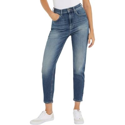 DW0DW17628 Tommy Jeans Spodnie jeansowe damskie, Czarny jeans, 25W / 34L DW0DW17628 Tommy Jeans Spodnie jeansowe damskie, Czarny jeans, 25W / 34L