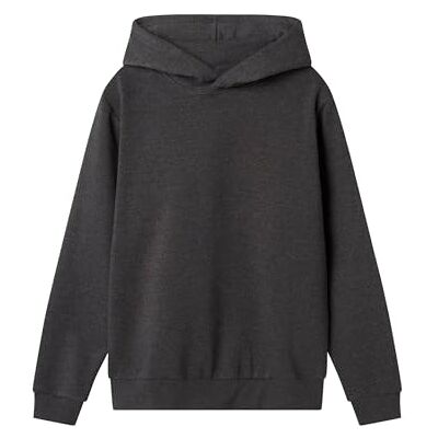 13234685-4805221 Lmtd Unisex Nlnnizu Ls Bru Sweat W. Hood Noos, ciemnoszary melanż, 170-176 13234685-4805221 Lmtd Unisex Nlnnizu Ls Bru Sweat W. Hood Noos, ciemnoszary melanż, 170-176