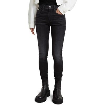 D05175-A634-B179 G-STAR RAW Women's 3301 High Skinny Wmn Jeans, Black (Worn in Coal A634-B179), 23 W / 28 L, Czarny (Worn in Coal A634-b179), 23W / 28L D05175-A634-B179 G-STAR RAW Women's 3301 High Skinny Wmn Jeans, Black (Worn in Coal A634-B179), 23 W / 28 L, Czarny (Worn in Coal A634-b179), 23W / 28L