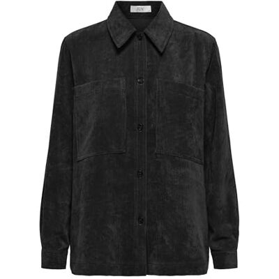 15354220-4905118 Jdy ohio L/S Pocket Loose Shirt WVN Dia, czarny, XS 15354220-4905118 Jdy ohio L/S Pocket Loose Shirt WVN Dia, czarny, XS