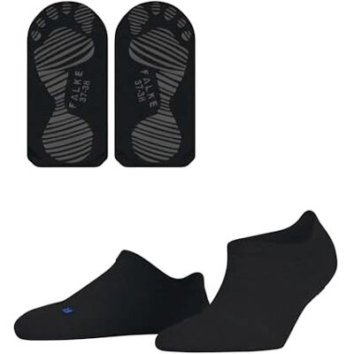 46453 FALKE Kobiety Kapcie Cool Kick W Hp Oddychający I Szybkoschnący z wypustkami na podeszwie 1 Para, Czarny Black 3000, 39/41 EU 46453 FALKE Kobiety Kapcie Cool Kick W Hp Oddychający I Szybkoschnący z wypustkami na podeszwie 1 Para, Czarny Black 3000, 39/41 EU