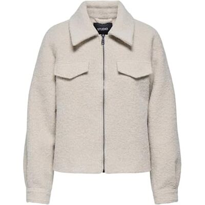 15358434-4866118 ONLY CARMAKOMA Damska kurtka Carmalo Short Boucle OTW Noos, Pumice Stone, Numeric_50, Kamie? Pumeksowy, 50 15358434-4866118 ONLY CARMAKOMA Damska kurtka Carmalo Short Boucle OTW Noos, Pumice Stone, Numeric_50, Kamie? Pumeksowy, 50