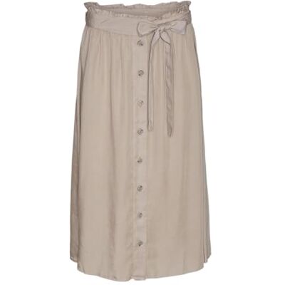 10306681 VERO MODA Vmbodil Hw Calf Skirt WVN spódnica damska, Moon Rock, M 10306681 VERO MODA Vmbodil Hw Calf Skirt WVN spódnica damska, Moon Rock, M