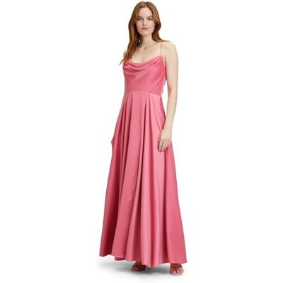 0256/4067 Vera Mont Damska suknia wieczorowa z wycięciem w kształcie wodospadu, Hot Rosè, 34 0256/4067 Vera Mont Damska suknia wieczorowa z wycięciem w kształcie wodospadu, Hot Rosè, 34