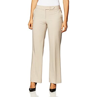 S2PL1704-KHK Calvin Klein Damskie klasyczne biznesowe spodnie, proste nogawki, styl codzienny, Khaki, 40 S2PL1704-KHK Calvin Klein Damskie klasyczne biznesowe spodnie, proste nogawki, styl codzienny, Khaki, 40