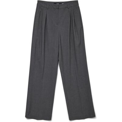 10324626-4673209 Vero Moda Vmliba Hw Wide Pocket Detail Pants Pants, ciemnoszary melanż, 34W / 30L 10324626-4673209 Vero Moda Vmliba Hw Wide Pocket Detail Pants Pants, ciemnoszary melanż, 34W / 30L