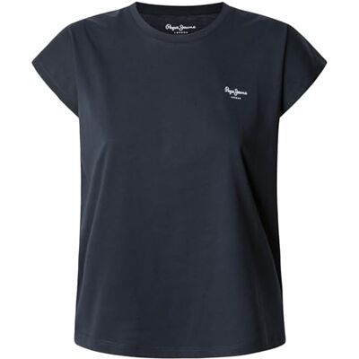 PL506030594XS Pepe Jeans London Blooma Damska Luźna Koszula z Bawełny z Guzikami, Blue Wash PL506030594XS Pepe Jeans London Blooma Damska Luźna Koszula z Bawełny z Guzikami, Blue Wash