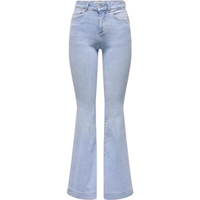 15358364-4863454 ONLY Onlblush Md Retro Flared DNM Dia322 Noos, jasnoniebieski (light blue denim), XL / 32L 15358364-4863454 ONLY Onlblush Md Retro Flared DNM Dia322 Noos, jasnoniebieski (light blue denim), XL / 32L