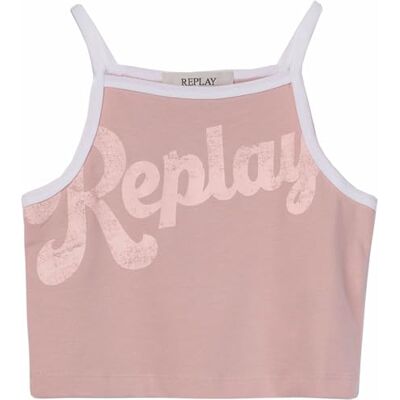 SG7631.050.22973 Replay Dziewczęcy top gorset, 994 Powder Pink, 4 Lata SG7631.050.22973 Replay Dziewczęcy top gorset, 994 Powder Pink, 4 Lata