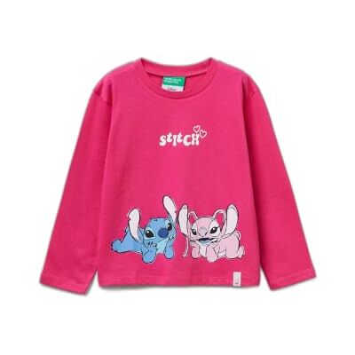 35RYG10KC United Colors of Benetton Koszulka M/L, Fioletowy, 3 anni 35RYG10KC United Colors of Benetton Koszulka M/L, Fioletowy, 3 anni