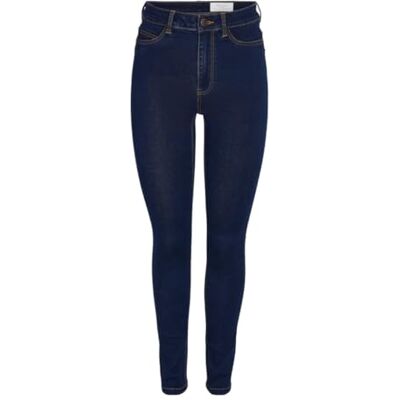 27031756 NMCALLIE HW Skinny Jean VI507DB FWD NOOS, niebieski (Dark Blue Denim), 30W / 32L 27031756 NMCALLIE HW Skinny Jean VI507DB FWD NOOS, niebieski (Dark Blue Denim), 30W / 32L