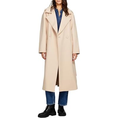 2MT4LN02N Sisley Damski płaszcz trencz 3A6, kolor jasnobeżowy (Light Beige Beige), Jasny beż 3a6, 42 2MT4LN02N Sisley Damski płaszcz trencz 3A6, kolor jasnobeżowy (Light Beige Beige), Jasny beż 3a6, 42