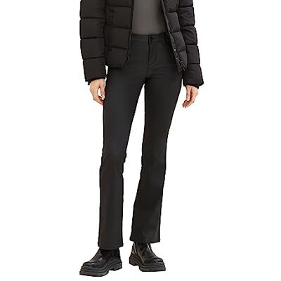 1038339 TOM TAILOR Damskie dżinsy Kate Narrow Bootcut, 14482-Deep Black, 29W / 32L 1038339 TOM TAILOR Damskie dżinsy Kate Narrow Bootcut, 14482-Deep Black, 29W / 32L