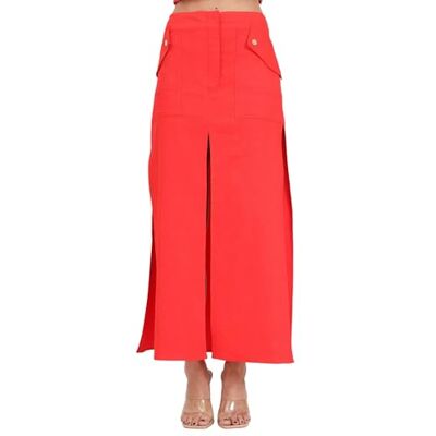 103253_A0IM Pinko GALANTI Spódnica Len Stretch, R48_czerwony Formuła1, 32 103253_A0IM Pinko GALANTI Spódnica Len Stretch, R48_czerwony Formuła1, 32