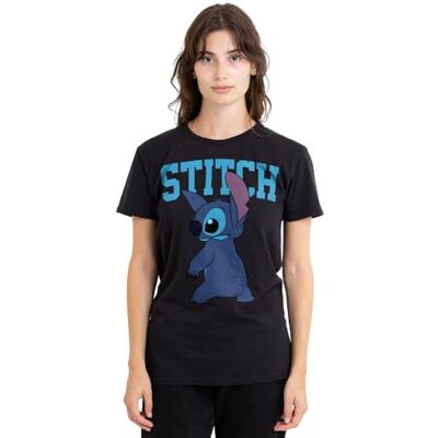UKWT2-01-DSNY9503 Lilo Stitch Classic Pose koszulka damska, czarna, XXL, Czarny, XXL UKWT2-01-DSNY9503 Lilo Stitch Classic Pose koszulka damska, czarna, XXL, Czarny, XXL