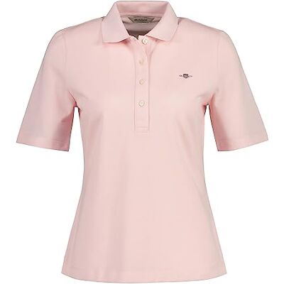 4202231 GANT Damska koszulka polo Slim Shield Ss Pique, Faded Pink, M 4202231 GANT Damska koszulka polo Slim Shield Ss Pique, Faded Pink, M