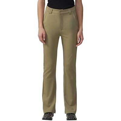 2160251.7854.38/32 QS Damskie spodnie z bootcut – elastyczne i modne do noszenia na co dzień i do biura, oliwkowo-zielony, 38W / 32L 2160251.7854.38/32 QS Damskie spodnie z bootcut – elastyczne i modne do noszenia na co dzień i do biura, oliwkowo-zielony, 38W / 32L