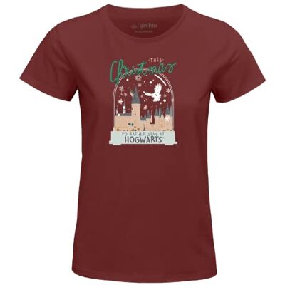 WOHAPOMTS341 HARRY POTTER Koszulka damska, Burgundy, XXL WOHAPOMTS341 HARRY POTTER Koszulka damska, Burgundy, XXL