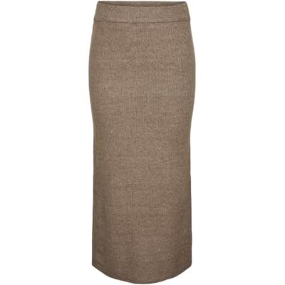 17149631 Pcniko Hw Knit Ankle Skirt Bc, taupe Gray, XS 17149631 Pcniko Hw Knit Ankle Skirt Bc, taupe Gray, XS
