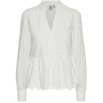 26026822 YAS Damska bluzka Yasholi Ls Top S. Noos z długim rękawem, Star White, XS 26026822 YAS Damska bluzka Yasholi Ls Top S. Noos z długim rękawem, Star White, XS