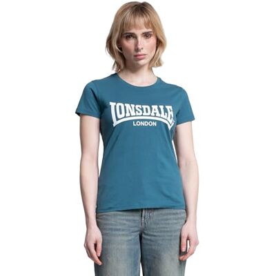 117020 Lonsdale Cartmel T-Shirt, Teal Blue/White, XXL Kobiety 117020 Lonsdale Cartmel T-Shirt, Teal Blue/White, XXL Kobiety