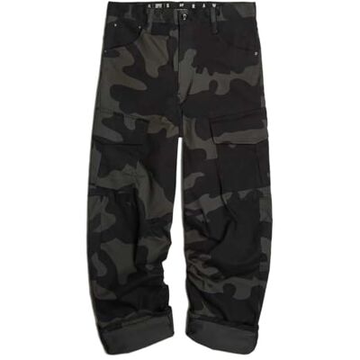D23221 G-Star RAW Cargo Cord 3D Boyfriend spodnie, Wielokolorowy (Asfalt/Carbon Ao -8384-7063), 29W D23221 G-Star RAW Cargo Cord 3D Boyfriend spodnie, Wielokolorowy (Asfalt/Carbon Ao -8384-7063), 29W