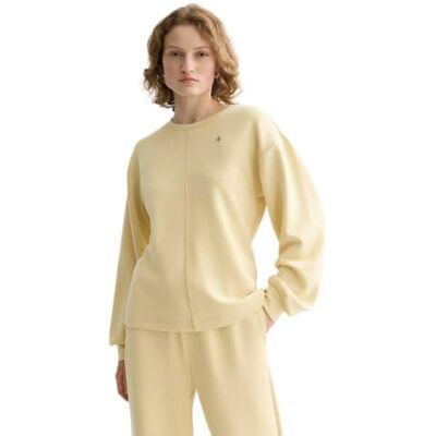 U9E01110T Scotch & Soda Dopasowana bluza modalna, Pasternak U742, S U9E01110T Scotch & Soda Dopasowana bluza modalna, Pasternak U742, S