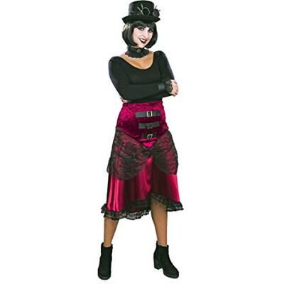Festartikel-Müller Festartikel Müller Spódnica Steampunk, kolor rubinowy Festartikel-Müller Festartikel Müller Spódnica Steampunk, kolor rubinowy