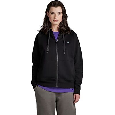 D22727-C235-6484 G-Star RAW Damska bluza z kapturem Premium Core 2.1 Zip Thru, Czarny (Dk Black ), XS D22727-C235-6484 G-Star RAW Damska bluza z kapturem Premium Core 2.1 Zip Thru, Czarny (Dk Black ), XS