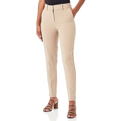 10290571 VERO MODA Vmceleste Hr Tap Tailored Pant Noos spodnie damskie, silver mink, 44W / 32L 10290571 VERO MODA Vmceleste Hr Tap Tailored Pant Noos spodnie damskie, silver mink, 44W / 32L