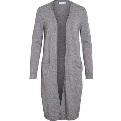 14042770 VIRIL Long L/S Knit Cardigan NOOS, Medium Grey Melange, XXL 14042770 VIRIL Long L/S Knit Cardigan NOOS, Medium Grey Melange, XXL